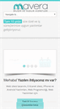 Mobile Screenshot of maverabilisim.com