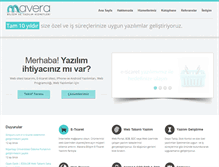 Tablet Screenshot of maverabilisim.com